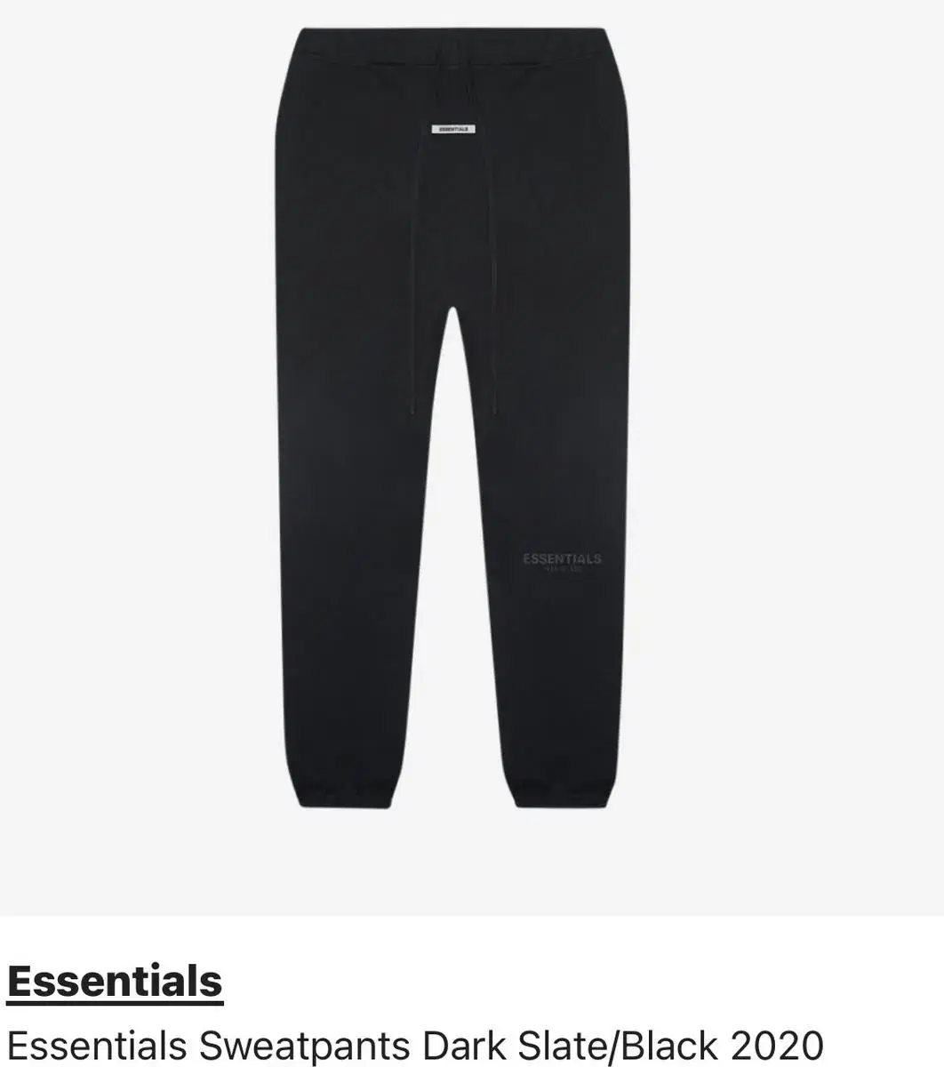 Essential Sweatpants Black size XL