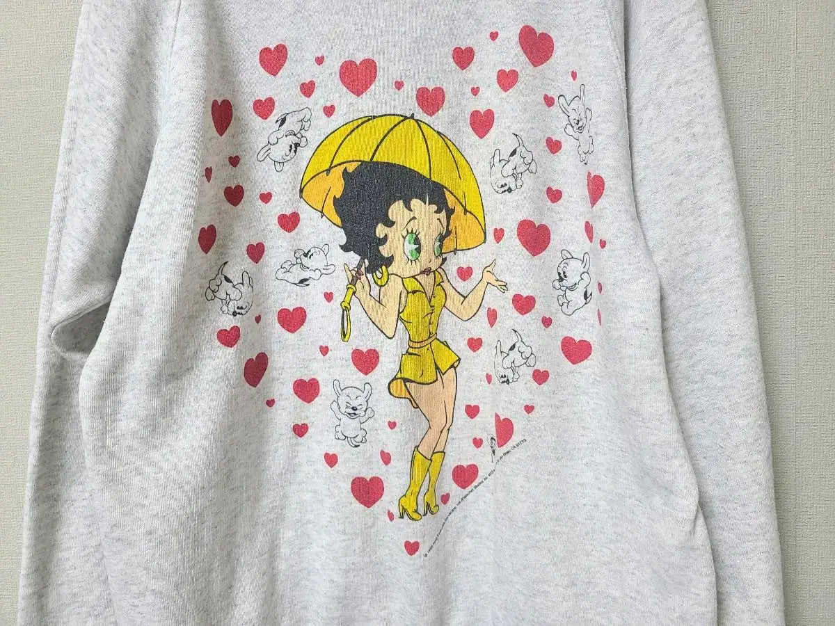 1993 betty boop 베티붑 빈티지 vtg 스웻셔츠