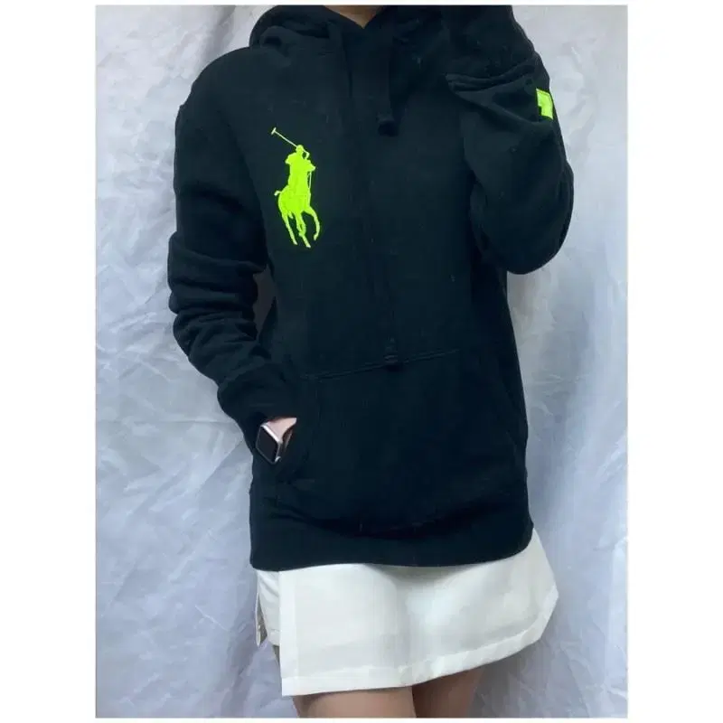 Women's Polo-style Knit Hoodie