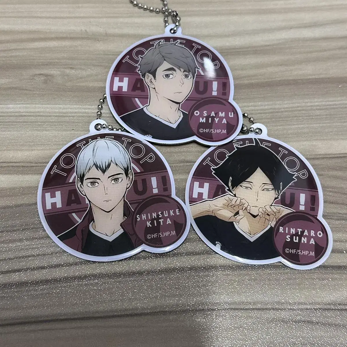 Haikyuu Metal Keyring