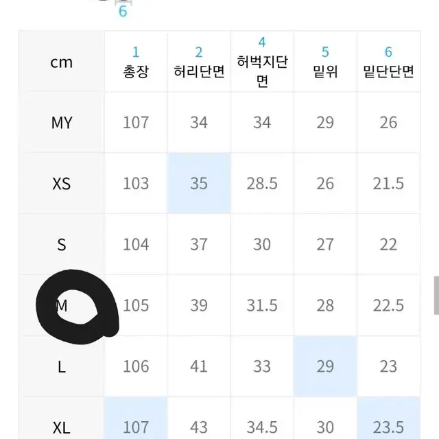 토피 데님 M