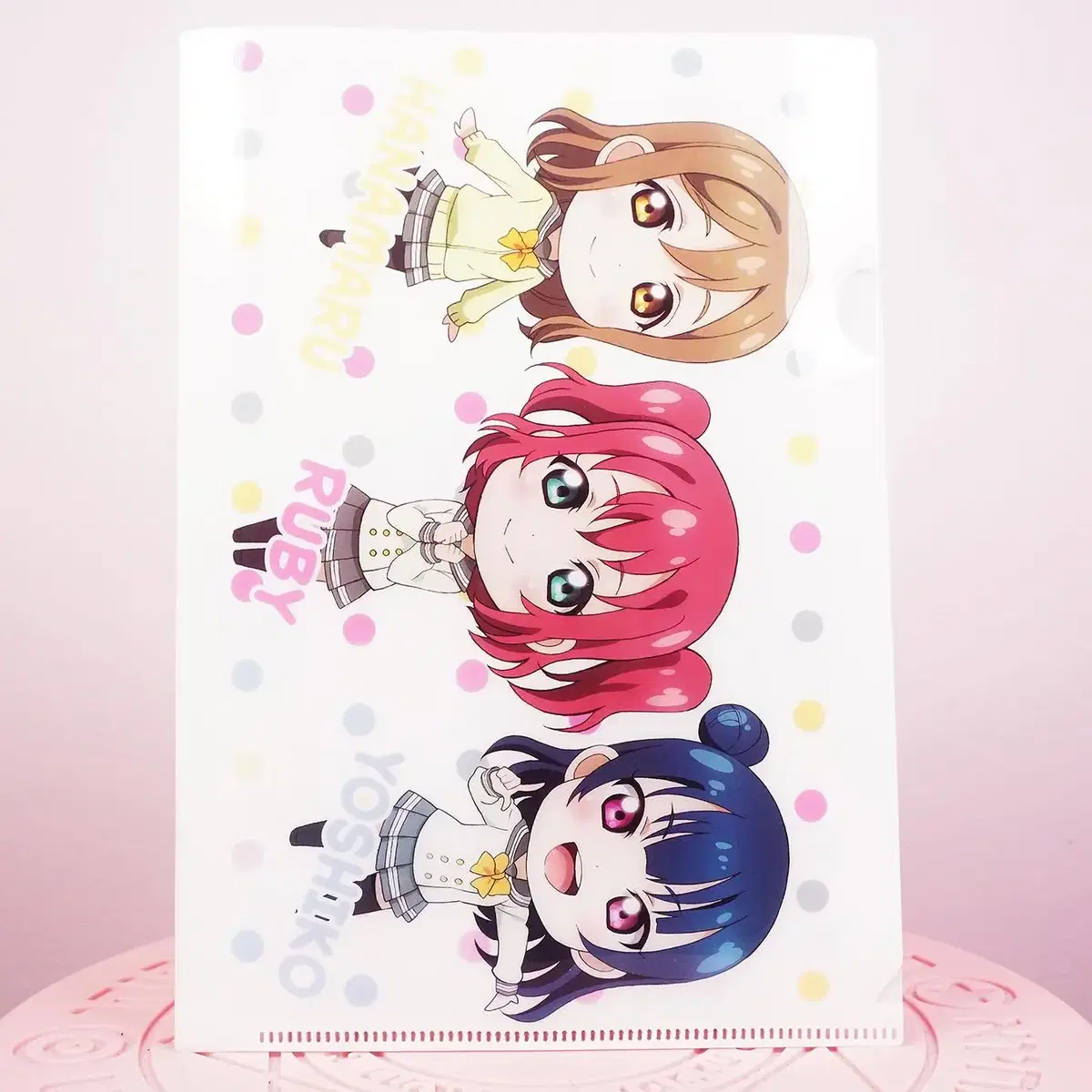 Love Live Sunshine X Numazu Burger Collaboration pre-order benefit A5 Grade 1 Mini File