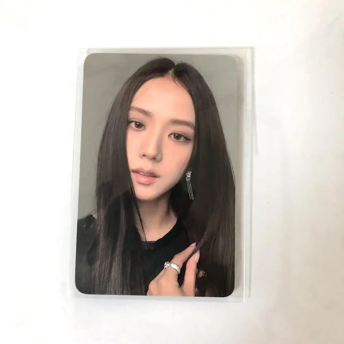 Black Pink jisoo raw hair photocard jisoo