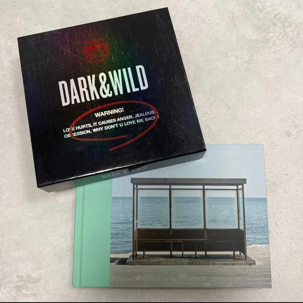 BTS album (DARK&WILD, BOM) (with photocard)