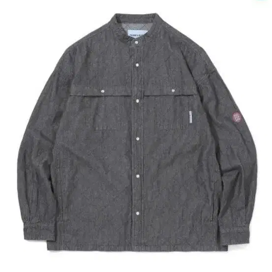 예스아이씨 net denim shirts black (M)