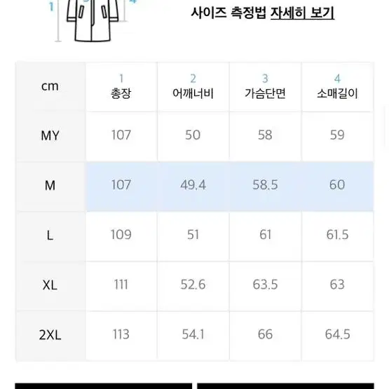 무탠다드 오버사이즈 싱글 트렌치코트 M