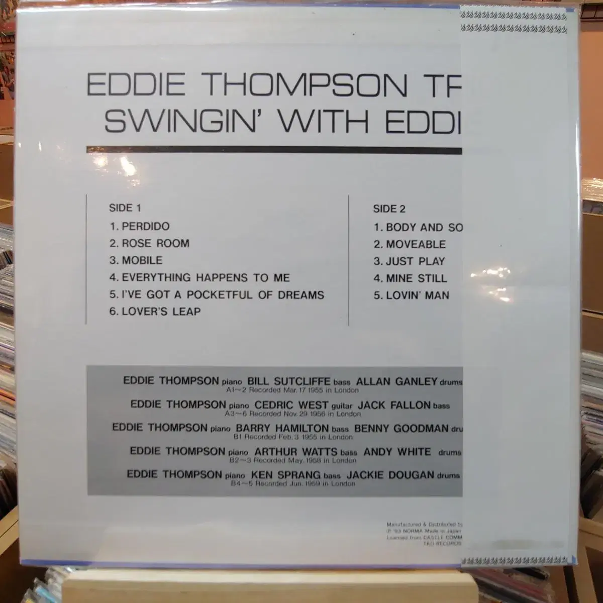 [JAZZ] EDDIE THOMPSON  LP 할인