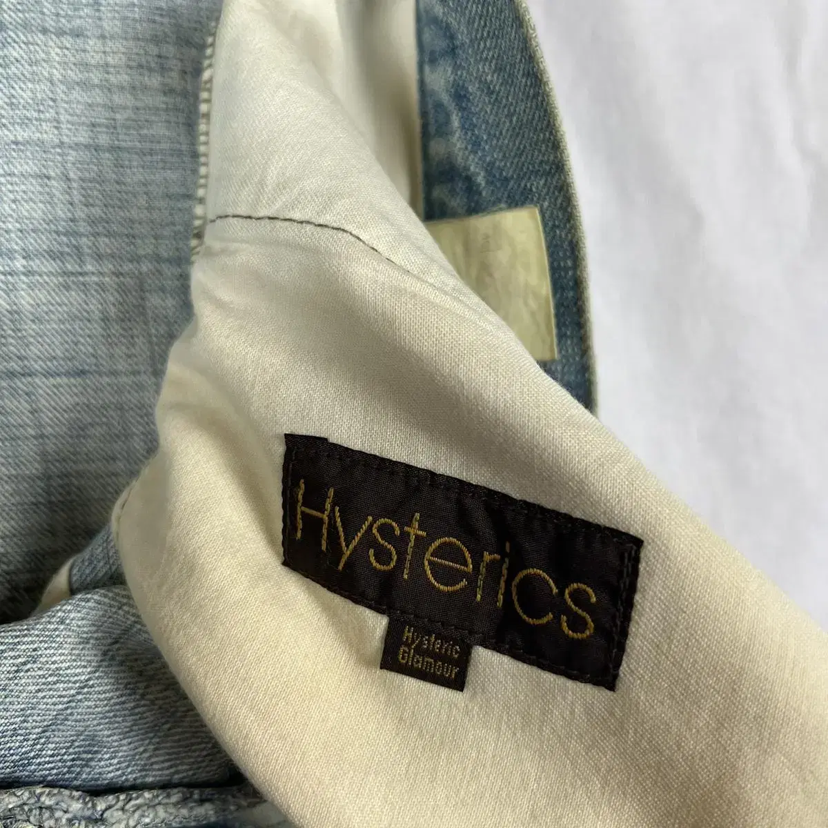 히스테릭글래머 hysteric glamour 디스트로이드 페인트 청바지