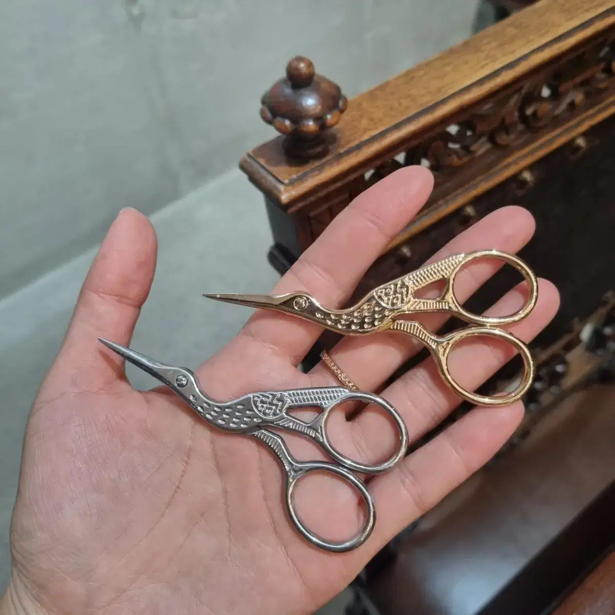 새상품) 새 모양 미니 가위 mini scissors 스테인레스 스틸