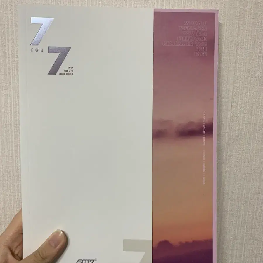 갓세븐 앨범_7잭슨 포카 7for7 cd