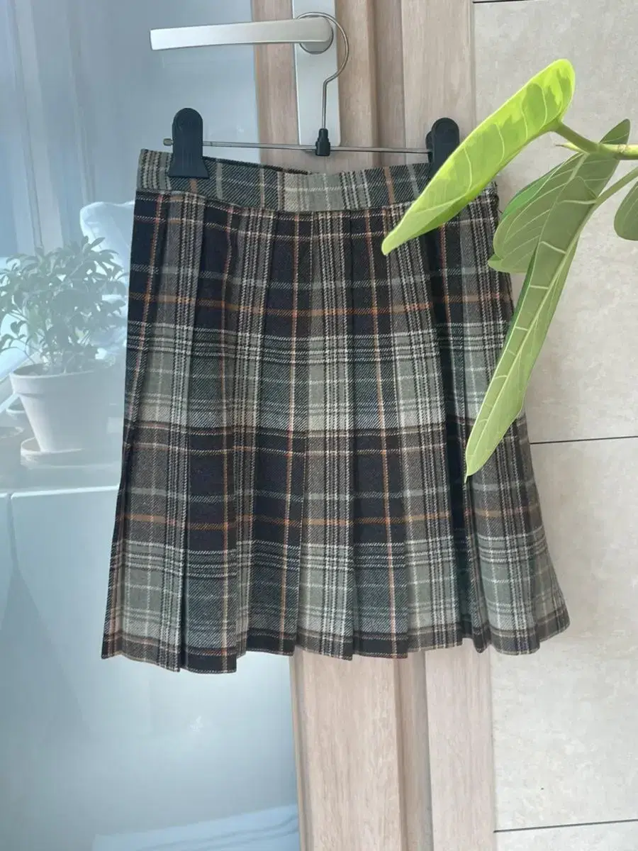 Vintage check miniskirt