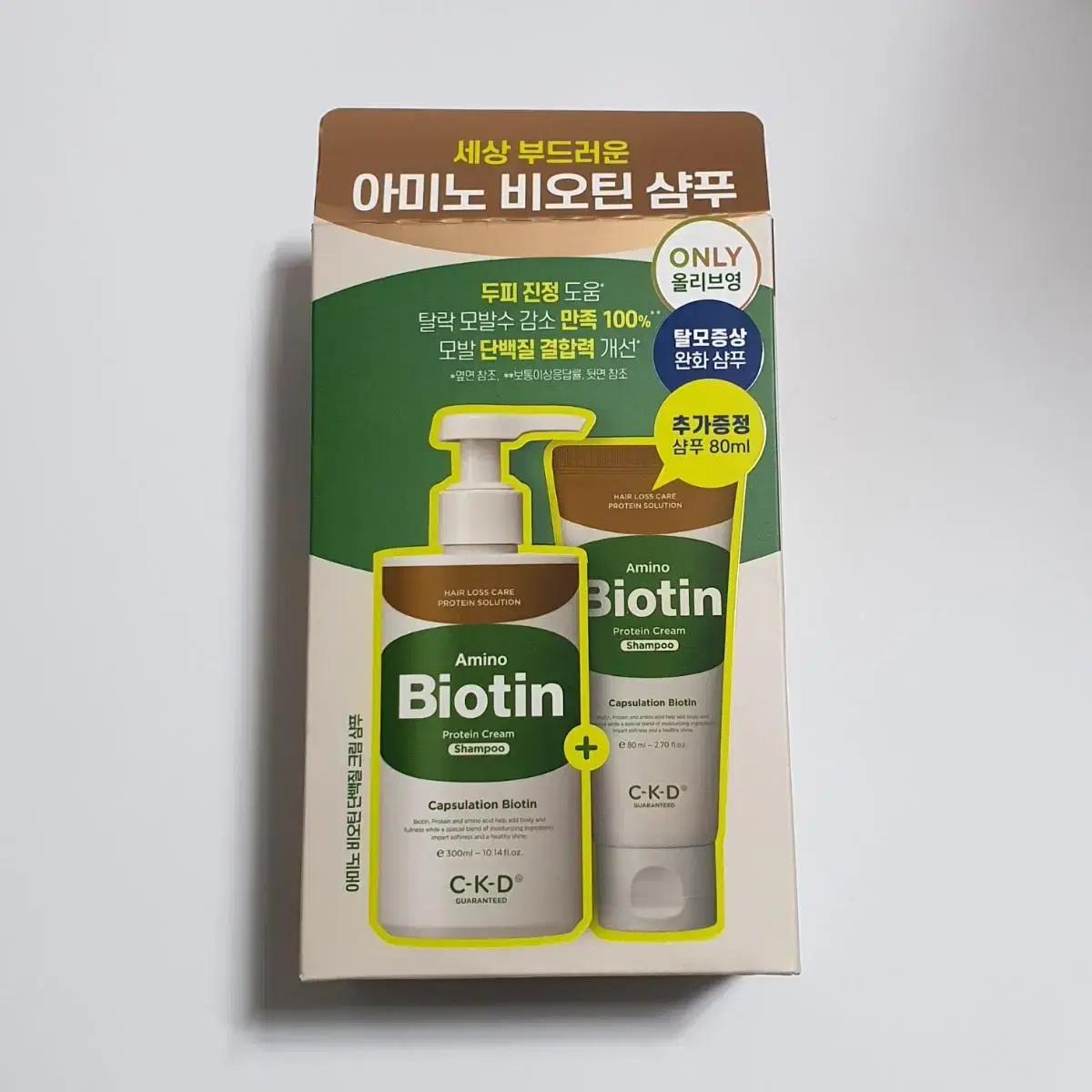 25.07) 새상품) CKD 아미노 비오틴 단백질 크림샴푸
