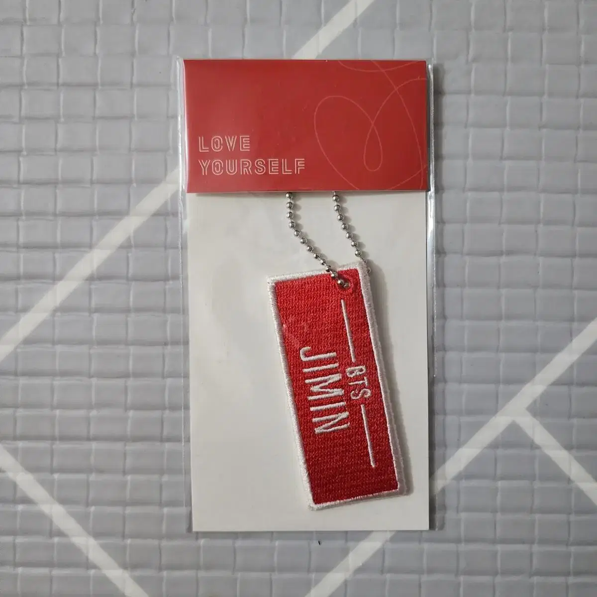 bangtan jimin lucelcon nametag