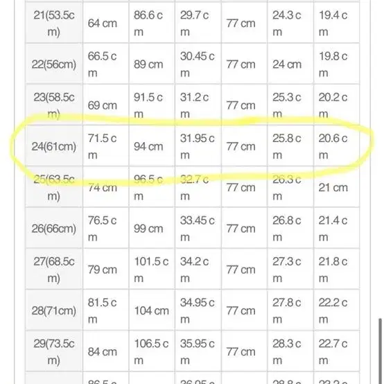 무인양품(MUJI) 릴렉스 와이드 스트레치 데님 창바지 24인치