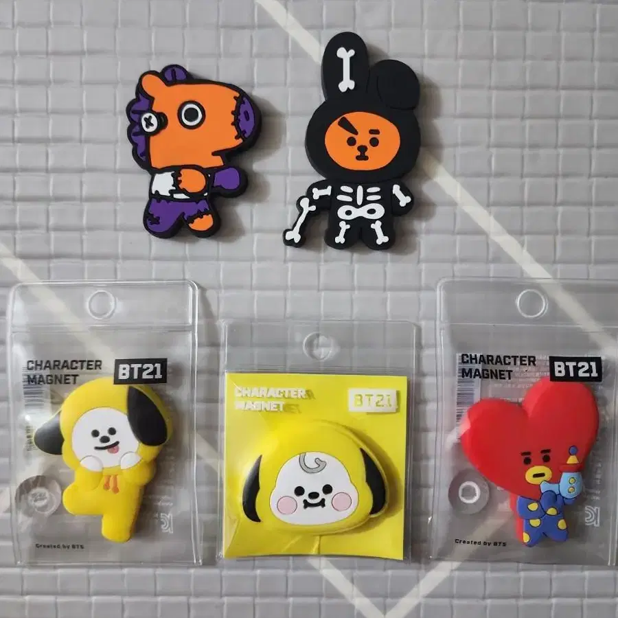 BT21 마그넷(치미, 쿠키, 타타, 망이)