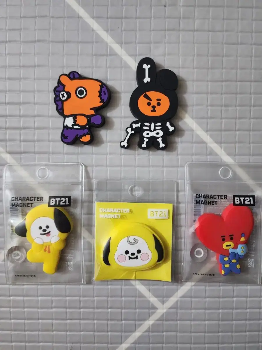 BT21 마그넷(치미, 쿠키, 타타, 망이)