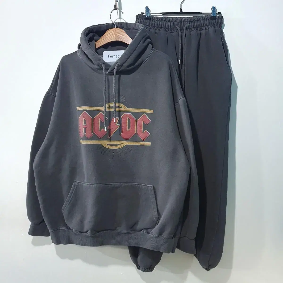 FW New) ACDC Pigmented Hoodie Set 2color (brim selectable)