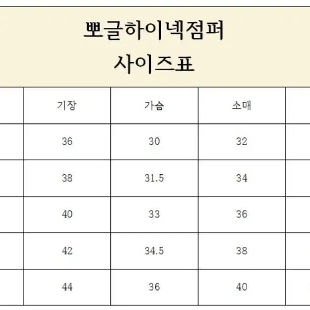 뽀글 하이넥점퍼