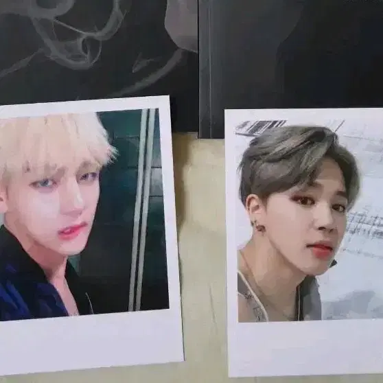 방탄 방탄소년단 윙즈앨범 W, G(태형, 지민) 폴라로이드 일괄