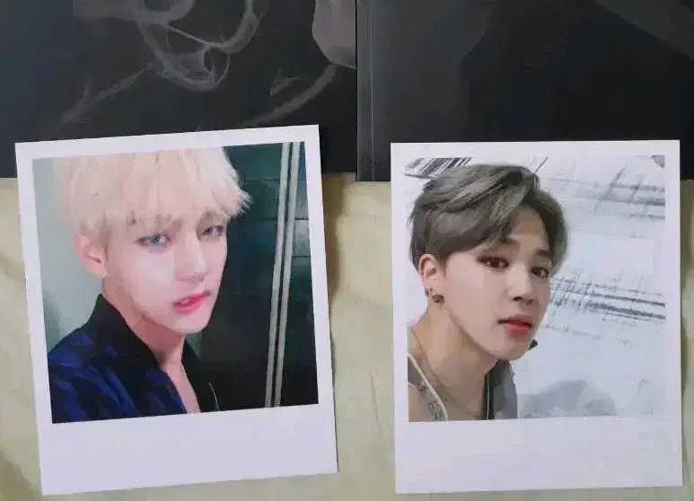 방탄 방탄소년단 윙즈앨범 W, G(태형, 지민) 폴라로이드 일괄