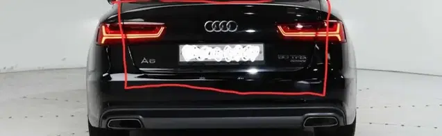 아우디 a6 c7 페리 50tfsi 트렁크 앗세이 (검정색)