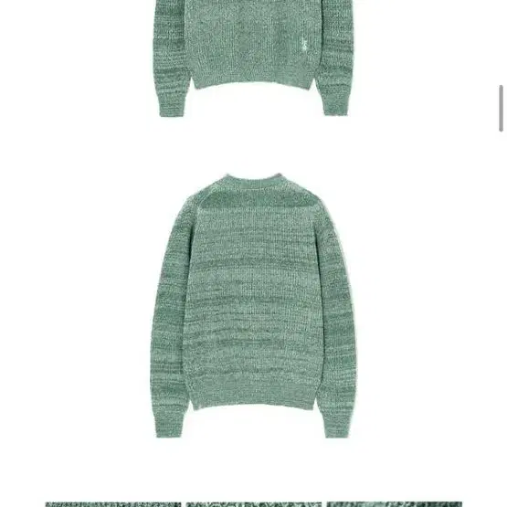 잇터 니트 COLOR MIXED CREWNECK KNIT