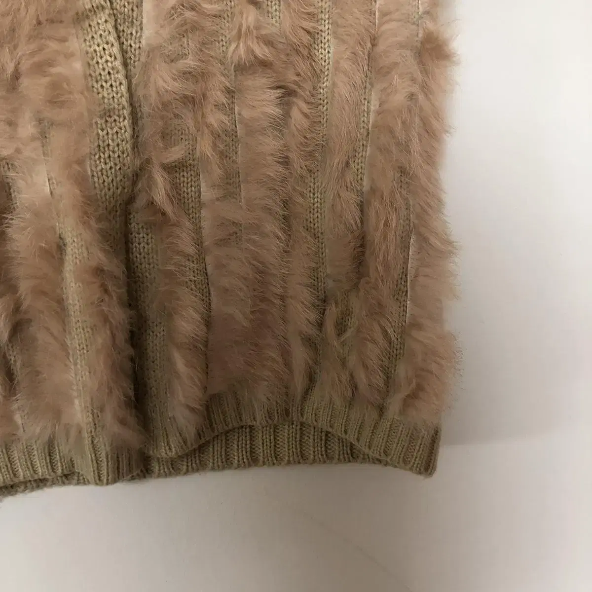 Vintage Valleygril beige punching fur