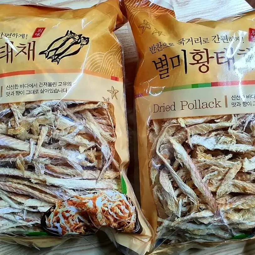 새상품) 최상급 신선쫄깃한 별미 황태채 -(500g/1kg)