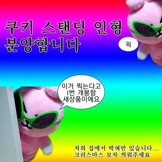 (원가 3) 새상품 bt21 쿠키 인형 양도합니다