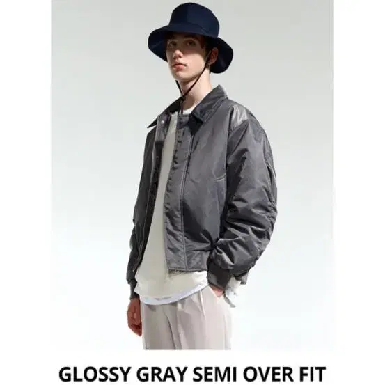 TNGT 항공점퍼(glossy grey, 95)