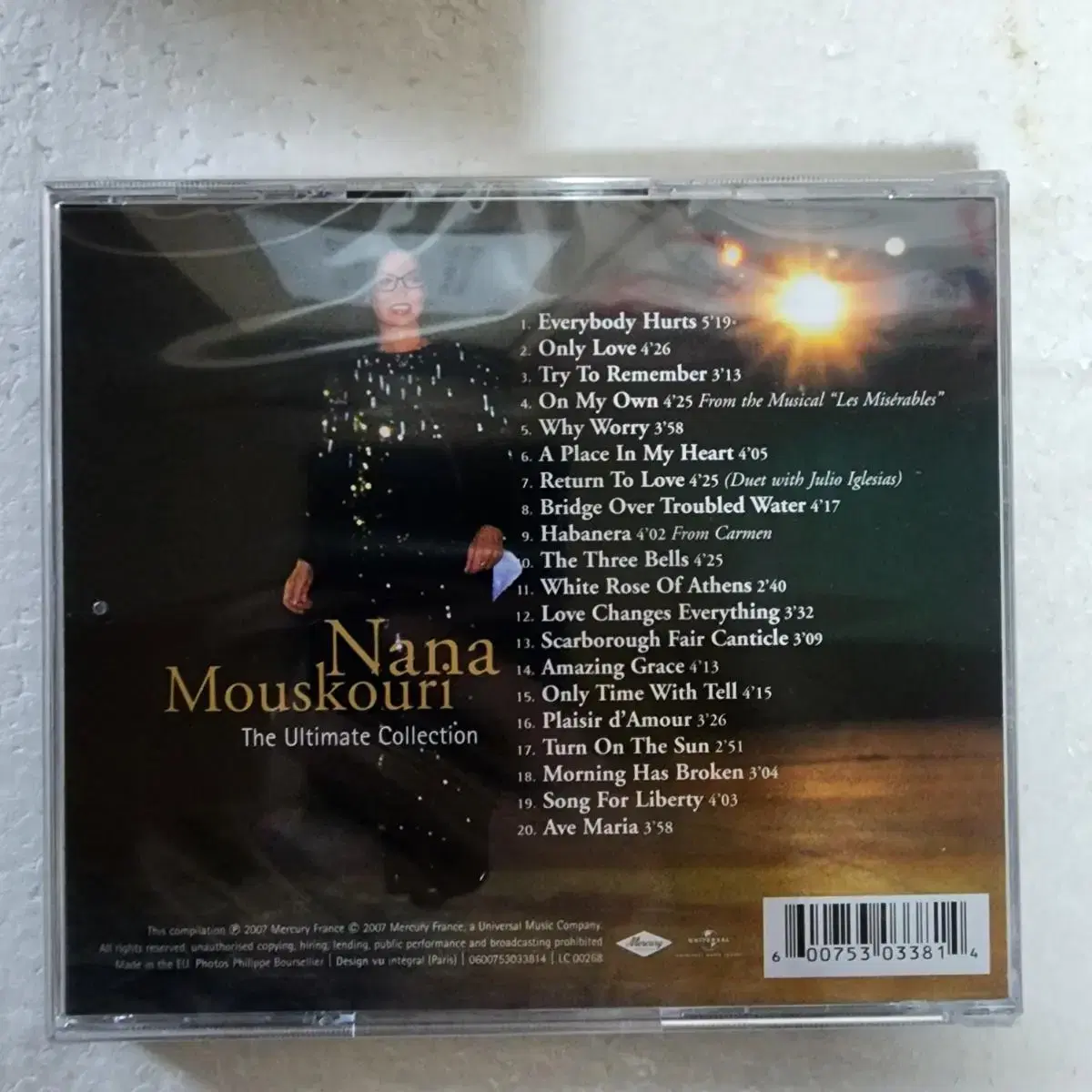 나나 무스쿠리 Nana Mouskouri Ultimate CD 미개봉