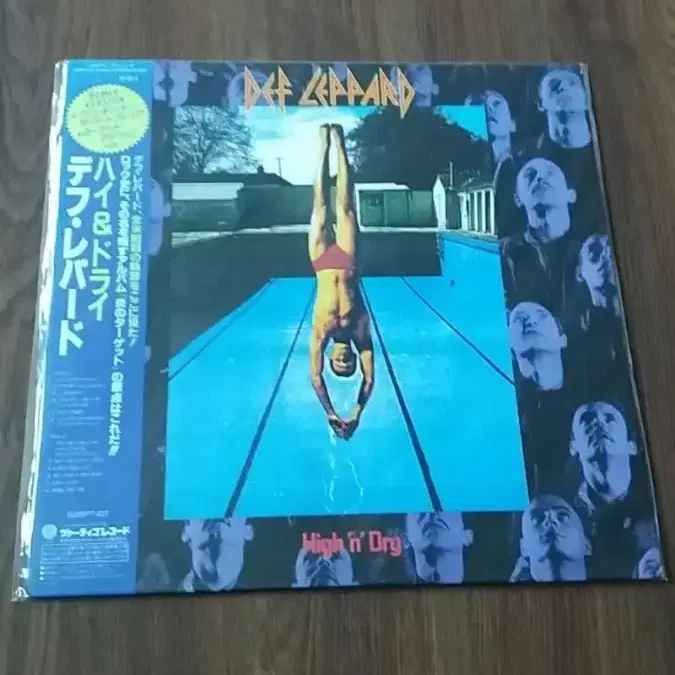 def leppard lp 데프레퍼드 일본반 엘피