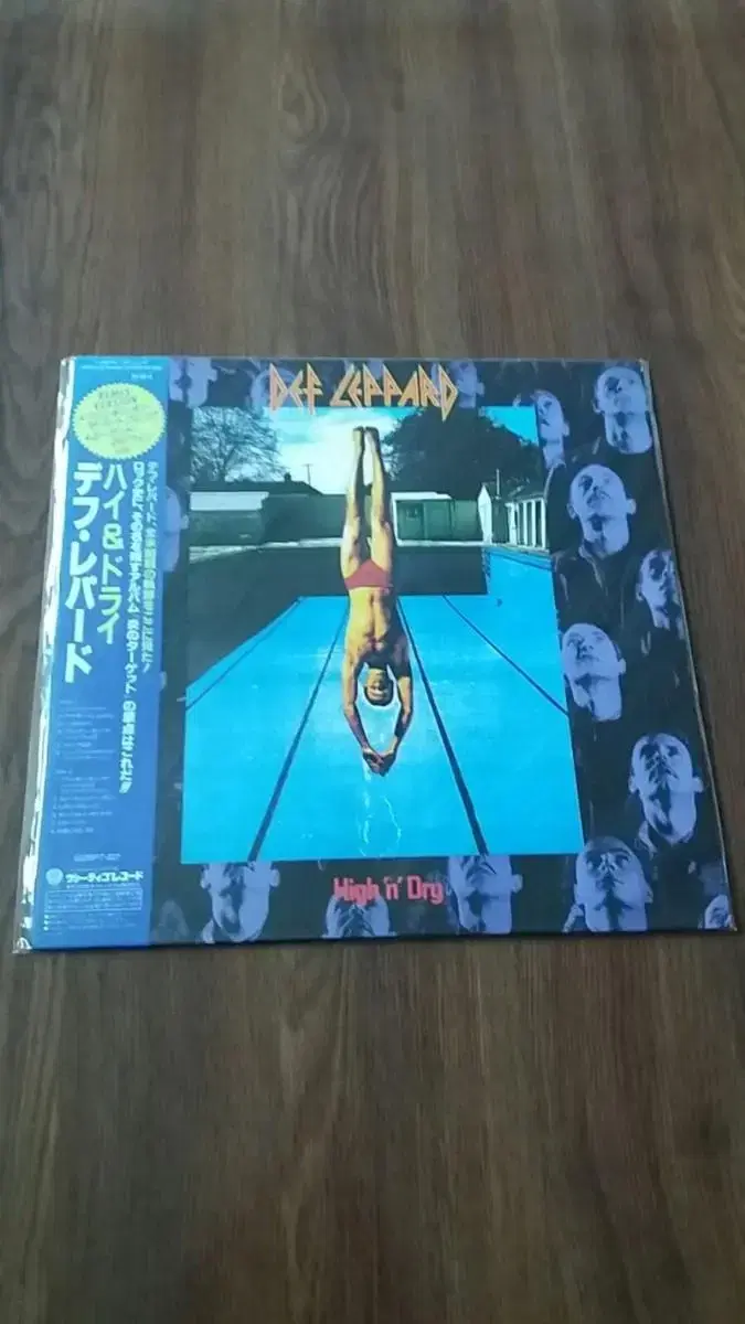 def leppard lp 데프레퍼드 일본반 엘피