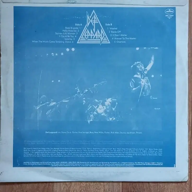 def leppard lp 데프레퍼드 엘피