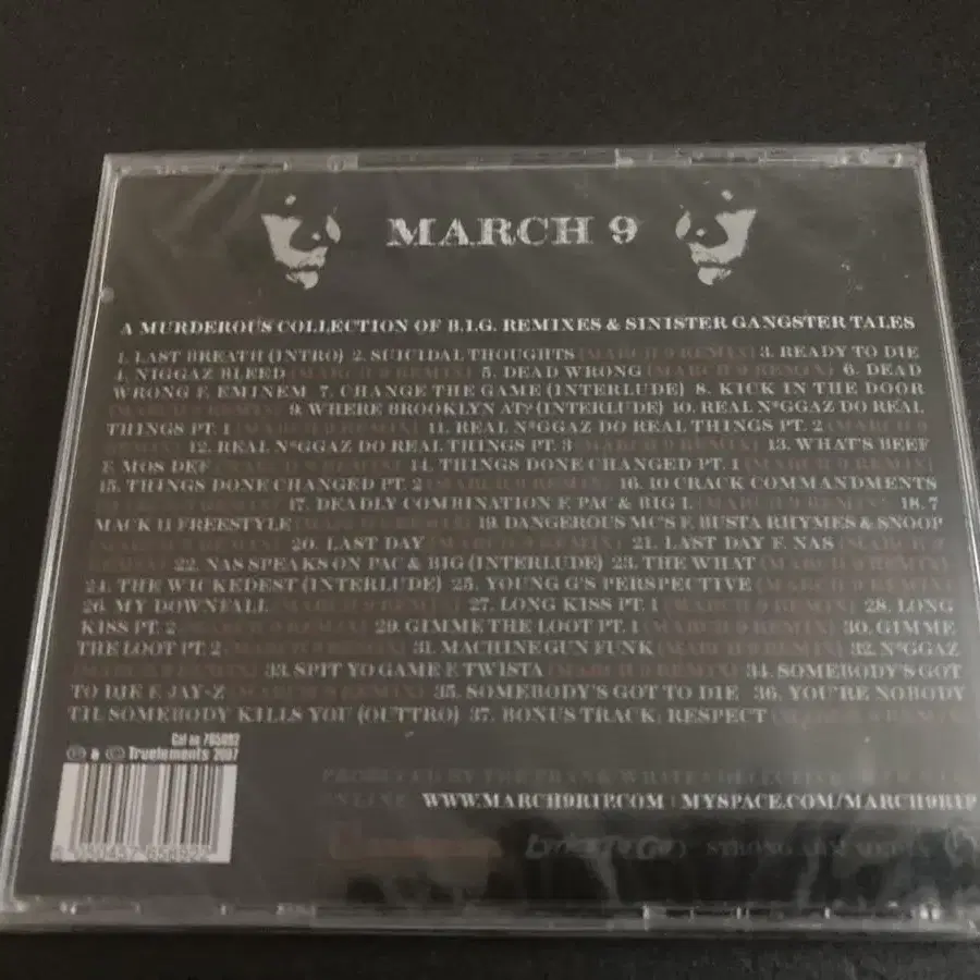 Notorious B.I.G-March 9 '07 UK발매 미개봉CD