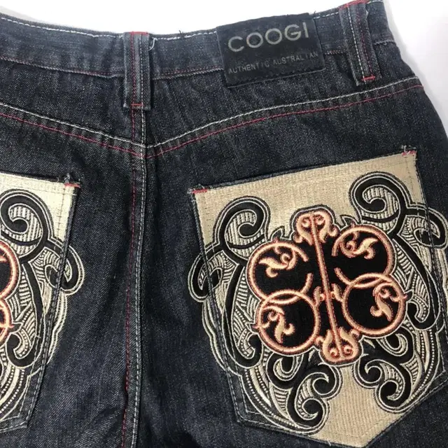 쿠지 coogi 데님 패치데님