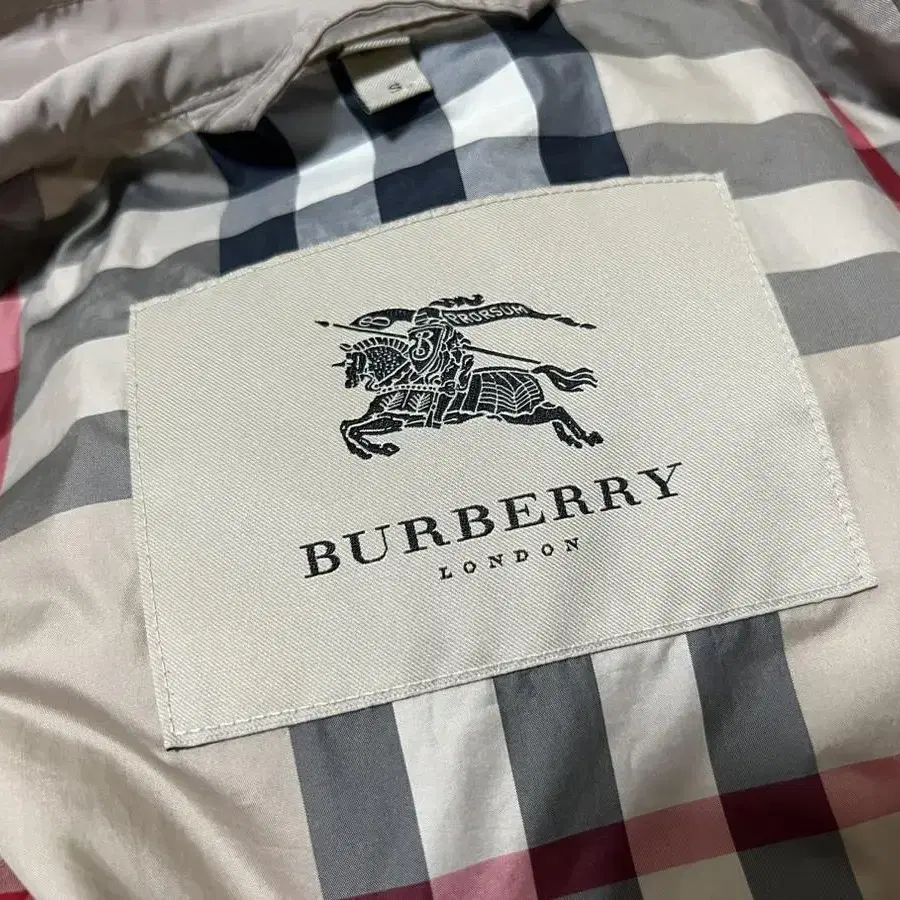 Burberry 버버리 런던 정품 노바체크 남성 블루종 자켓