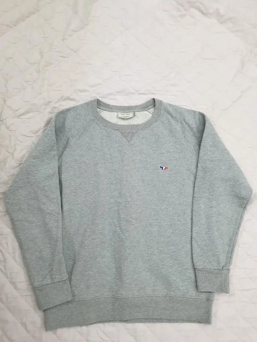 [L]Maison Kitsune Tricolor Man-To-Man