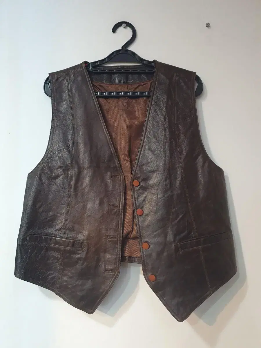 Jo) Vintage Leather Vest