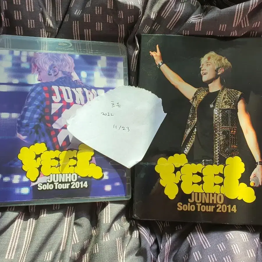 2pm 준호 feel 초회한정 dvd + 블루레이