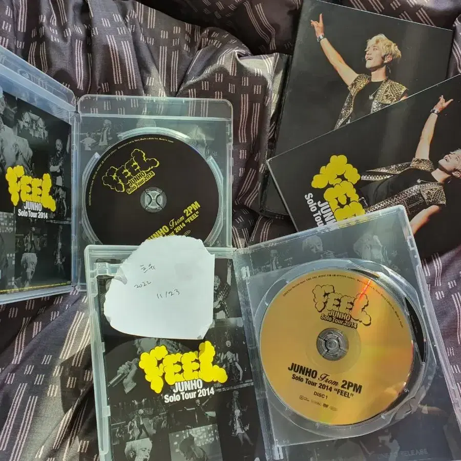 2pm 준호 feel 초회한정 dvd + 블루레이