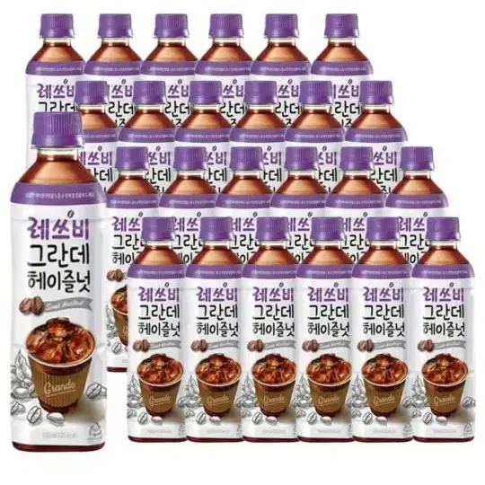 (무배)레쓰비 그란데 헤이즐넛 500ml 24펫/커피음료