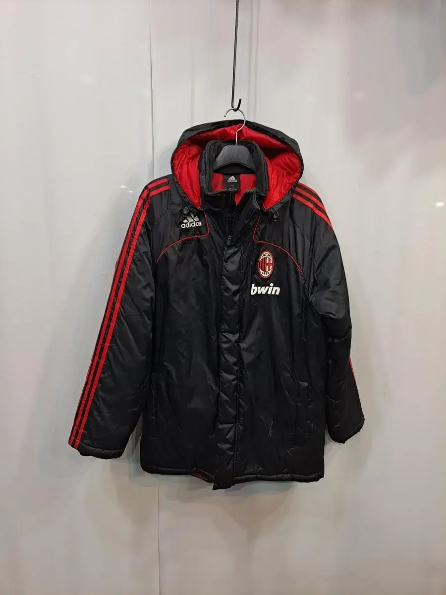 Adidas AC Milan Brushed Padded Stadium Jacket