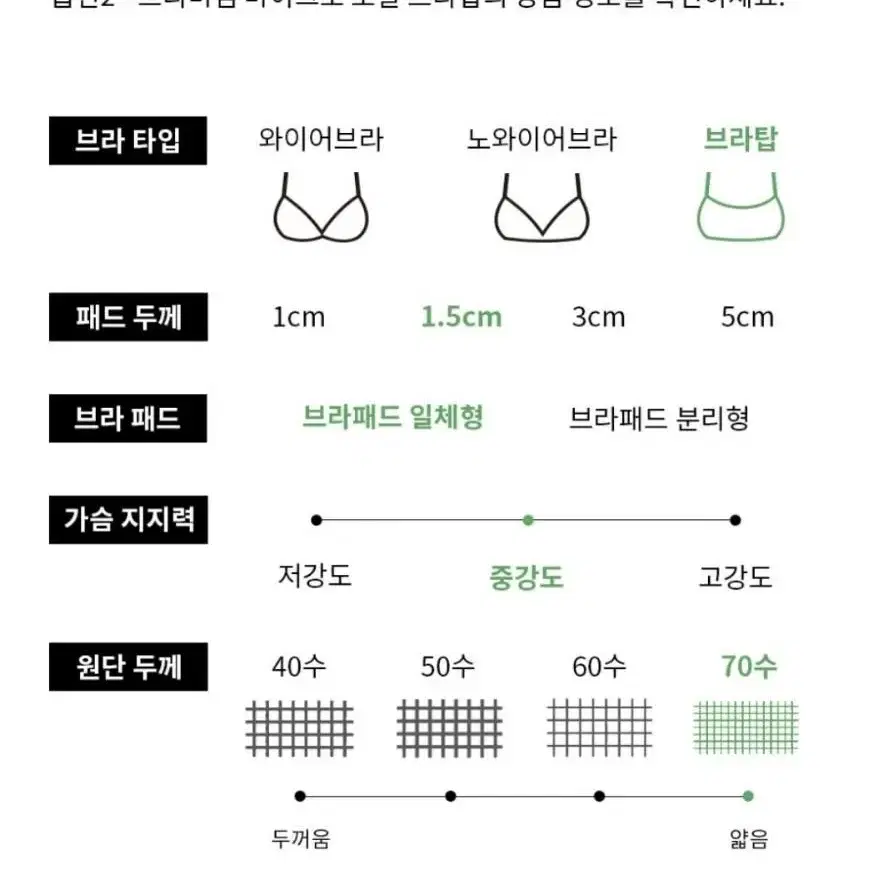 프리미엄 마이크로 모달 회색 브라탑