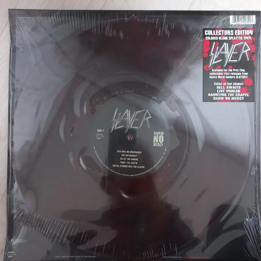 no open!) Slayer. 슬레이어 칼라 4LP