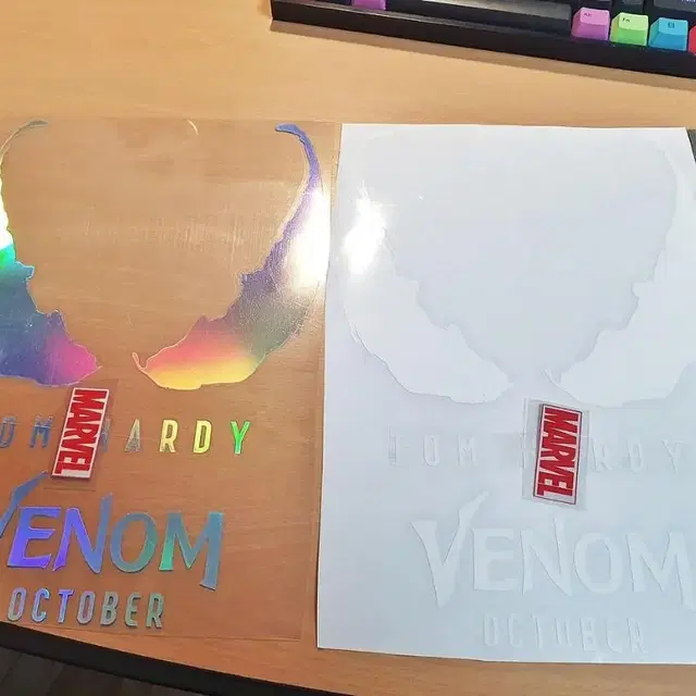 베놈 Venom 오토바이 자동차 데칼 스티커 + 필름스크레이퍼