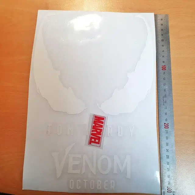 베놈 Venom 오토바이 자동차 데칼 스티커 + 필름스크레이퍼