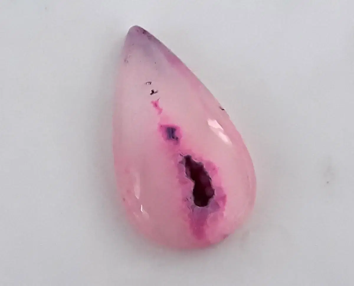 Pink Droplet Gemstone,Natural Stone