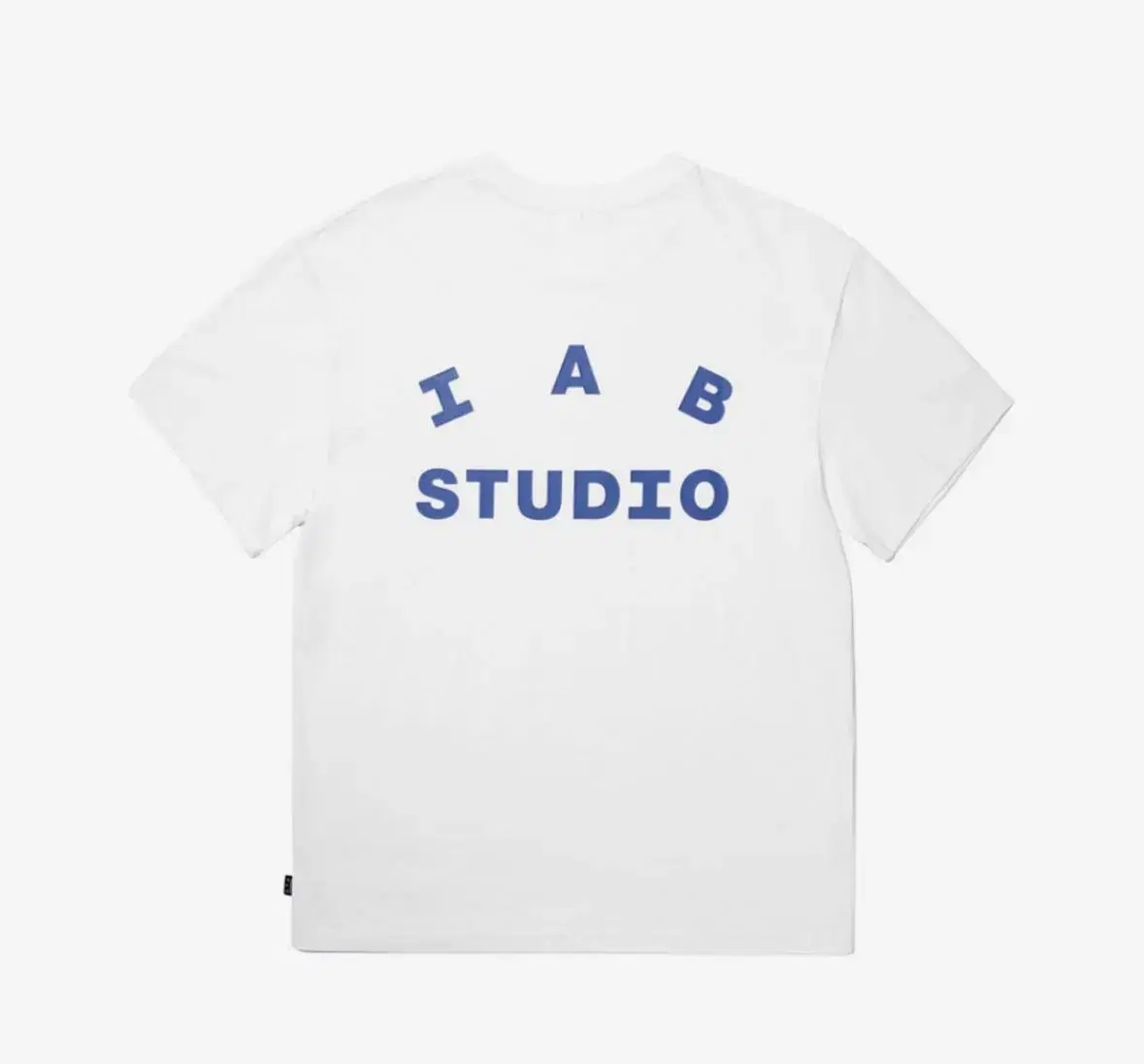 New) iApp Studio T-shirt White Navy Short Sleeve M -22FW