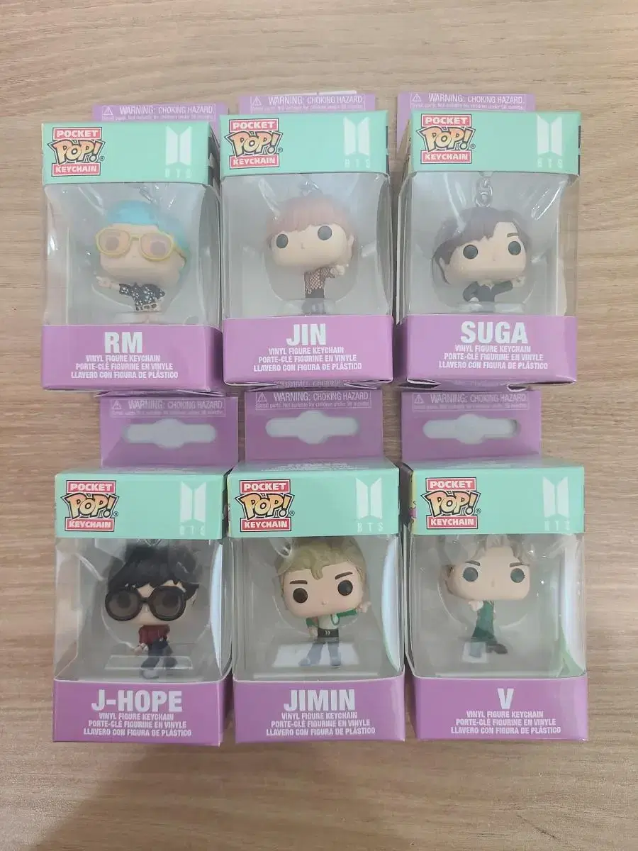 BTS Funko Keyring by BTS (Unsealed, New)